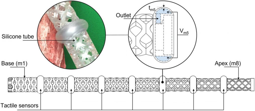 A Soft Continuum Robotic Arm with a Climbing Plant‐Inspired Adaptive Behavior for Minimal Sensing, Actuation, and Control Effort